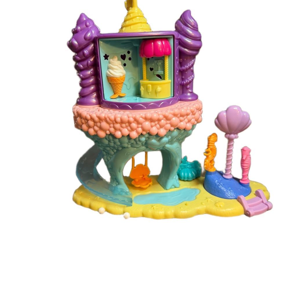Mattel Polly Pocket Hidden Hideouts Mermaid Cove Playset Purple Pink GFR04